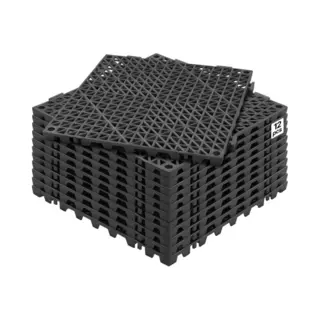 Vevor Ineinandergreifende Fliesen 12 Stk. Bodenfliesen Drainage-Bodenfliesen, Bodenfliesen 30 X 30 Cm Außenbereich Quadratische Bodenfliesen Terrasse