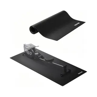 Vevor Loopband Voor Vloer, 600 X 1300 X 4 Mm, Trainingsuitrusting Voor Elliptische Mat En Loopband, Pvc-vloerbescherming Met Hoge Dichtheid,