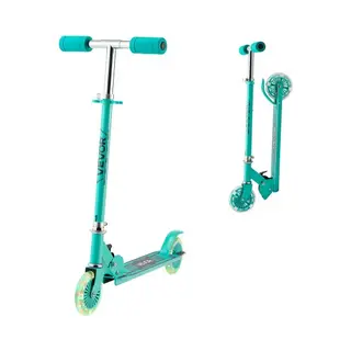 Vevor Scooter (2 Räder) Für Kinder Ab 3 Jahren, Cityroller Kinderroller Mit Leuchtenden Rädern & Höhenverstellbarem Lenker & Rutschfestem Deck &