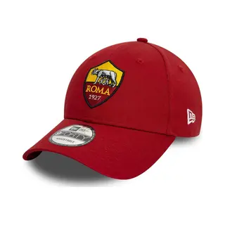 New Era, As Roma Katoen, 9FORTY Crest Caps, Rood, Zwart, M/L
