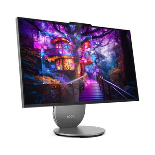 Lenovo Yoga Aio 27IAH10 Intel Core Ultra 7 68,6 cm (27") 2560 x 1440 Pixels Alles-in-één-pc 16 Gb LPDDR5x-Sdram 1 Tb Ssd Windows 11 Home Wi-Fi 7 (802.11be) Grijs