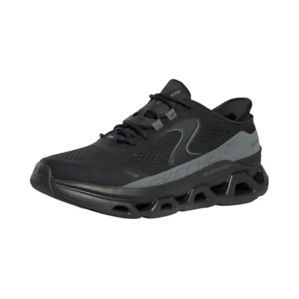 Skechers Glide-step Atlus Hands Free Slip-ins Sneakers Voor Dames, Hot Melt Zwart M, 41 Eu thumbnail