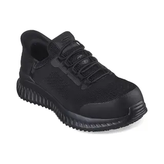Skechers Work Hands Free Slip-In Tilido Heren Sneaker - Zwart - Maat 41