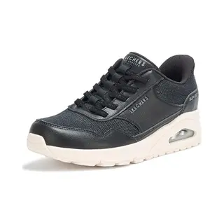 Skechers-dames-art 177117 Blk-slipin-uno-nylon/pu Zwart