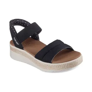 Skechers Sandales Bobs Sun Ray Pour Femme, Noir, Pointure 39, Noir, 39 Eu