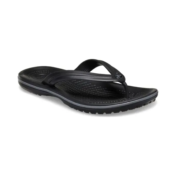 Crocs Unisex Crocband Flip Flops, Black Slate Grey, 3 Uk Men/ 4 Uk Women thumbnail