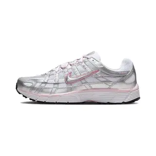 Nike P 6000 Slijtvaste Lage Top Hardloopschoenen Dames Wit Zilver Sneakers BV1021-108 38