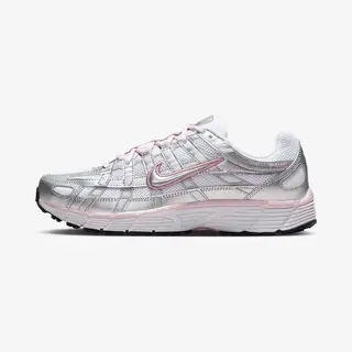 Nike P-6000 Wit Elementaal Roze Dames Sneakers Zwart Metallic-Zilver BV1021-108 39