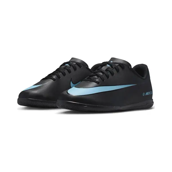 Nike Jr. Mercurial Vapor 16 Club Younger/Older Kids' Indoor Court Low-Top Football Shoes - Black thumbnail