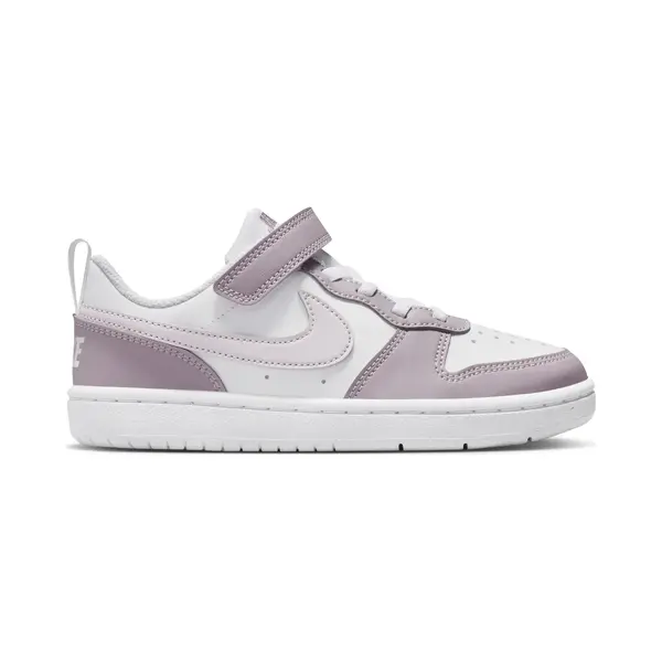 Nike Kids Court Borough Low Recraft (Ps) Shoes, White/Venice/Plum Fog/White, 12 thumbnail