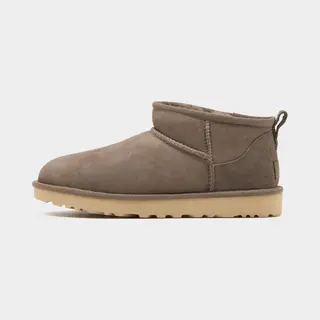 Ugg Leren Enkellaarsjes Classic Ultra Mini Bruin Groenachtig