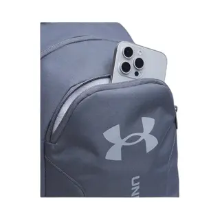 Under Armour Ua Hustle Lite Backpack-Gry Unisex Rugzak - Castlerock - Steel