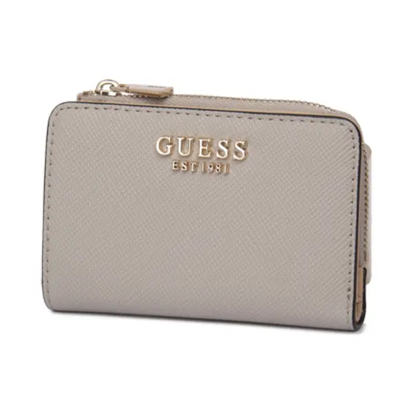 Guess Portemonnee Laurel Ii Slg Zip Around Card Case Taupe thumbnail