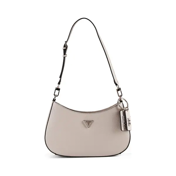 Guess, Vrouwen, Handtas, Noelle Ii Top Zip Shoulder Bag, Beige thumbnail