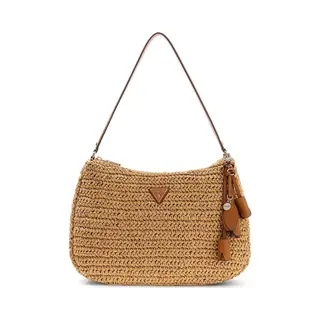 Guess Schoudertas Ofelia Hobo Shoulder Bag Natural / Cognac Lichtbruin