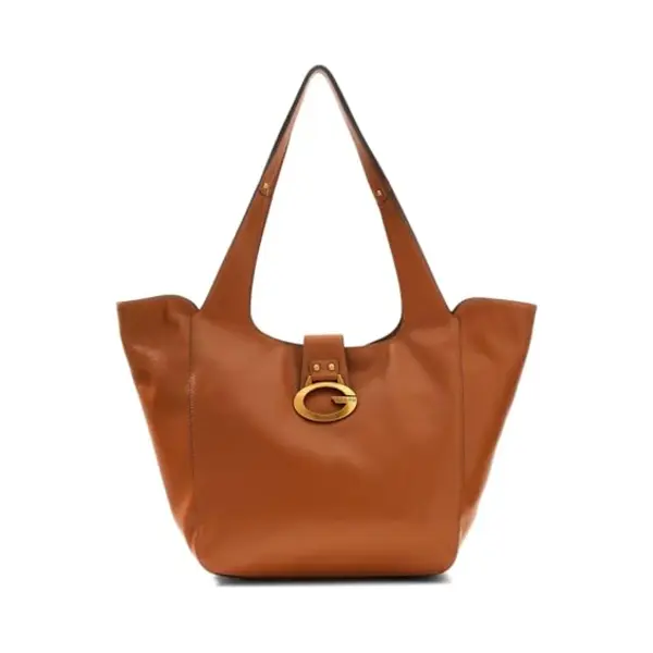 Guess Schultertasche Shopper Camden Tote Cognac Braun thumbnail