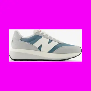 New Balance Sneakers Laag '370' Lichtgrijs / Petrol / Wit
