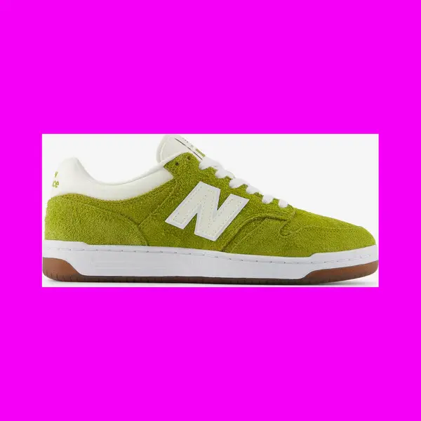 New Balance Sneakers Laag '480P' Groen / Grasgroen / Wit thumbnail