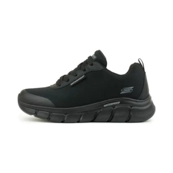 Skechers, Herren, Sneakers, Bobs B Flex Rain Edge Schwarze Herrenschuhe, Schwarz, (41) thumbnail