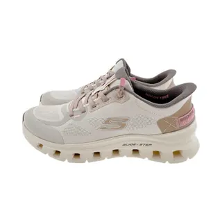 Skechers For Woman. 150428 Off-white Slip-Ins, Glide-Step Pro - Pure Motion Sneakers (38), Fabric, Flat, Laces, Casual, Sport, Multisport