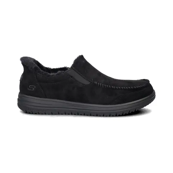 Skechers Murette Scofield Herenpantoffels, Zwarte Microvezel, 41 Eu thumbnail