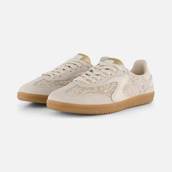 Debenhams Hotshot Meshing Well Mesh & Glitter Lace-Up Natural thumbnail