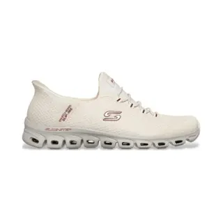 Skechers For Woman. 104557 Slip-Ins Glide Step Vibey Off-white Slippers (40), Flat, Laces, Casual