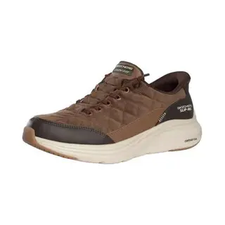 Skechers Men's Contour Foam Cordelux Sneaker, Brown Corduroy/Pu, 7 Uk