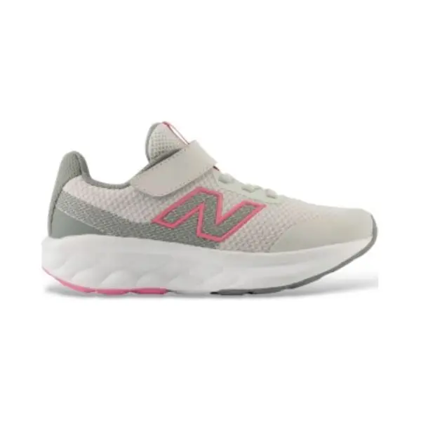 New Balance For Girl. P520V9_KP 520 Gray Sneakers (135USA=32), Fabric, Flat, Laces, Velcro, Casual, Sport, Grey, Children's Fashion thumbnail