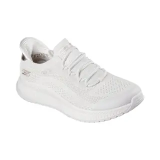 Skechers Women's Bobs Squad 4 Dire Step Sneaker, Off White Engineered Knit, 7 Uk