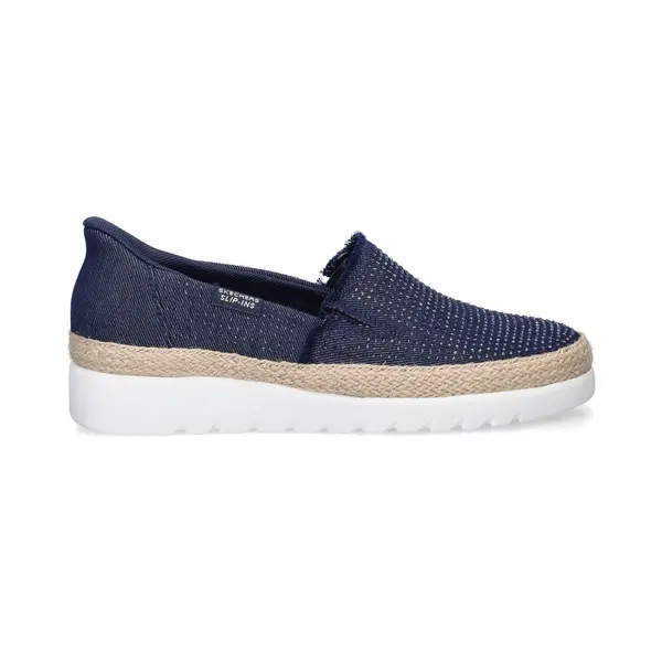Bobs Hands Free Slip-Ins Flexpadrille Dames Espadrille - Blauw - Maat 39 thumbnail