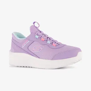Skechers Bounder Pro Slip-ins Meisjes Sneakers Paars - Maat 31 - Extra Comfort - Memory Foam