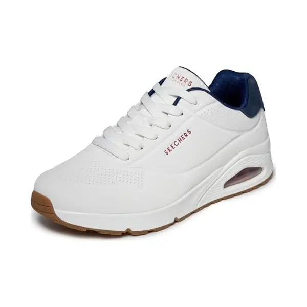 Skechers Fitnessschuhe 183004 Uno Suited On Air White Navy thumbnail