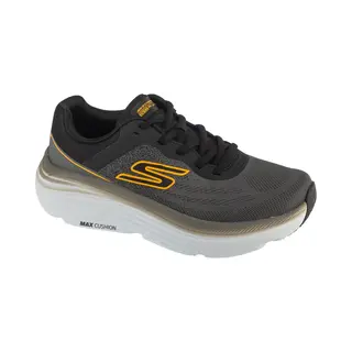 Skechers Max Cushioning Ccbk Charcoal Black Mens Trainers 220609 In A Plain Textile In Size 11.5