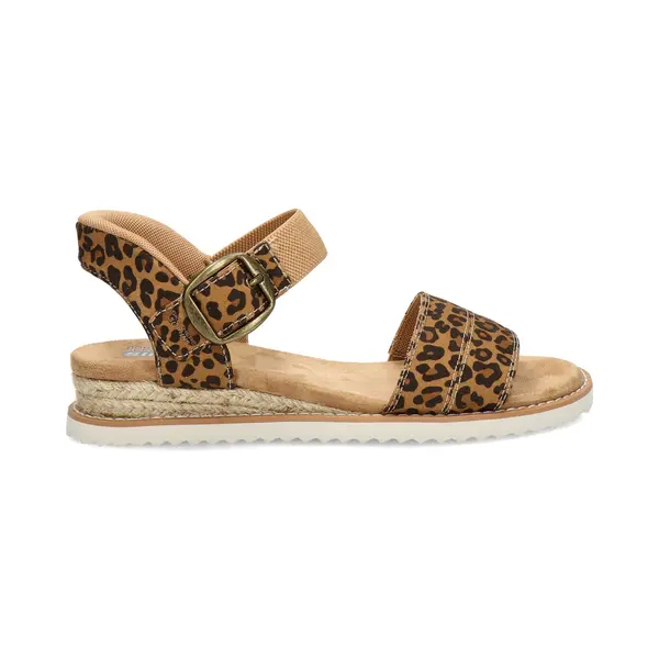 Bobs Hands Free Slip-In Desert Kiss Dames Sandaal - Leopard - Maat 36 thumbnail