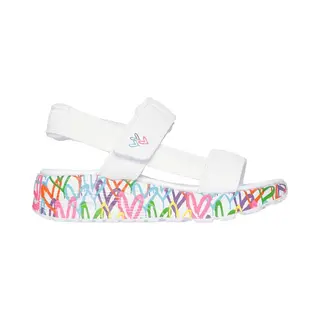 Skechers Uno Lite Sandal Sunny Love 27 Eu Sandales Pour Fille Blanc Fermeture Légères Confort Chaussures D'été