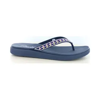 Skechers Meditation Luxe - Classic Rom Dames Slippers - Navy
