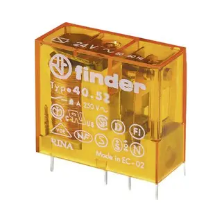 Finder 40.52.8.230.0000 Printrelais 230 V/Ac 8 A 2x Wisselcontact 1 Stuk(s)