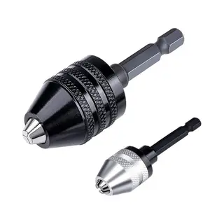 2-delige Zeskantbooradapter, Universele Boorkop Voor Elektrische Slijper, Slagkopadapter, Graveermachine-boorkop Voor Slagschroevendraaier (0, 6-8 Mm,