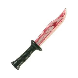 Funworld Halloween Nep Mes Met Bloed - Horror Wapen Voor Cosplay En Decoratie