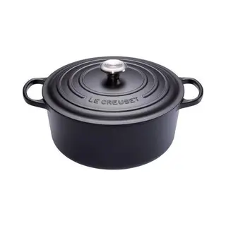 Le Creuset - Signature Braadpan Mat Zwart 28 Cm (zwart Interieur)