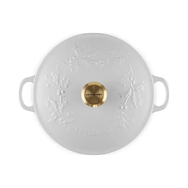 Le Creuset Kookpotdeksel La Marmite Holly Katoen, Pan + Steelpan, Beige thumbnail