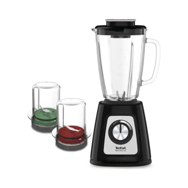 Tefal BlendForce Ii BL4388 blender 1.25 L Tabletop blender 800 W Black, Brushed steel thumbnail