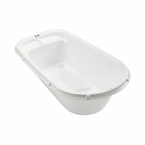 Thermobaby - Luxury Baby Bath - Lightweight - Compact - From Birth To 12 Months - White Lily Of The Valley - Made In France thumbnail