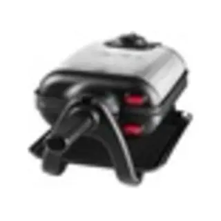 Tefal WM756D wafelijzer 2 wafel(s) 1200 W Zwart, Roestvrijstaal