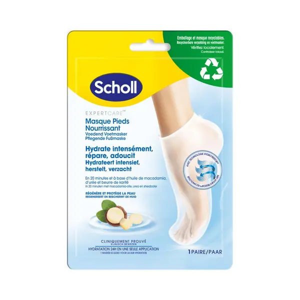 Scholl Expert Care Voetmasker Voedend 1 Paar thumbnail