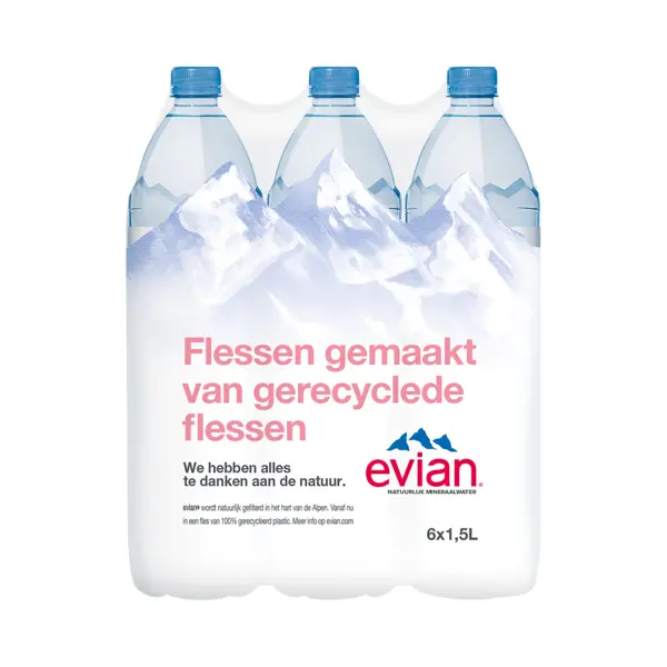 Evian Water - Natuurlijk Mineraalwater Uit De Franse Alpen - 6x1.5 Liter thumbnail