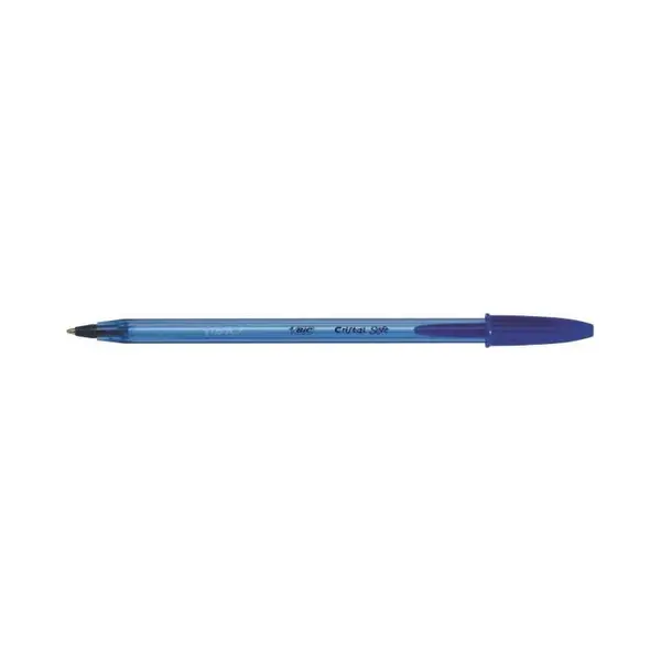 Bic Cristal Soft Blauw Stick balpen Medium 50 stuk(s) thumbnail