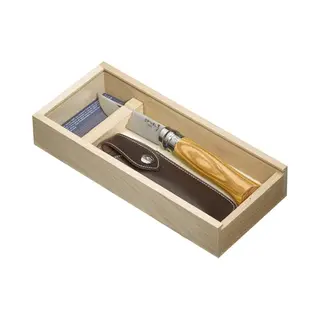 Opinel 001004 zakmes Camper/scout Grijs, Hout
