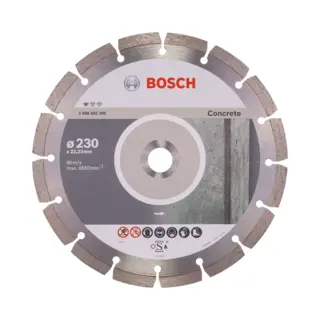 Bosch - Diamantdoorslijpschijf Standard For Concrete 230 X 22, 23 X 2, 3 X 10 Mm